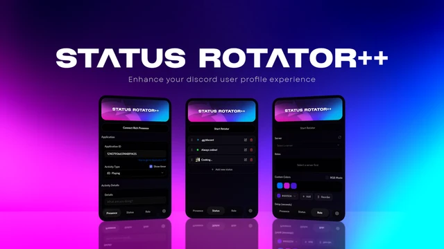 Discord: Status Rotator App
