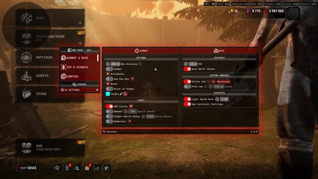 Raiko - Dead by Daylight Internal Cheat