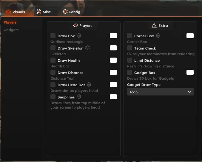 Exodus Lite: R6X Cheat